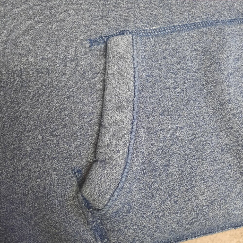 Hollister California Men’s Hoodie Blue Acid Wash Pullover Sweatshirt Medium M - Picture 6 of 9